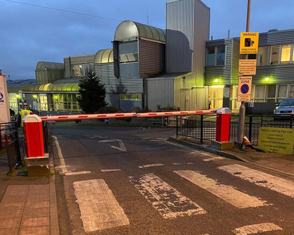 Automated barrier service and repair