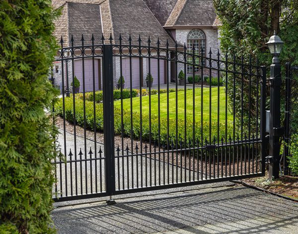 Wrought Iron Automated Electric Gate