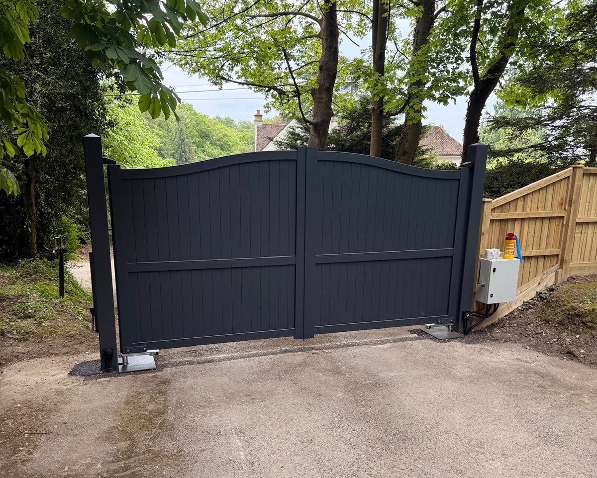 Automated UPVC Driveway Gates